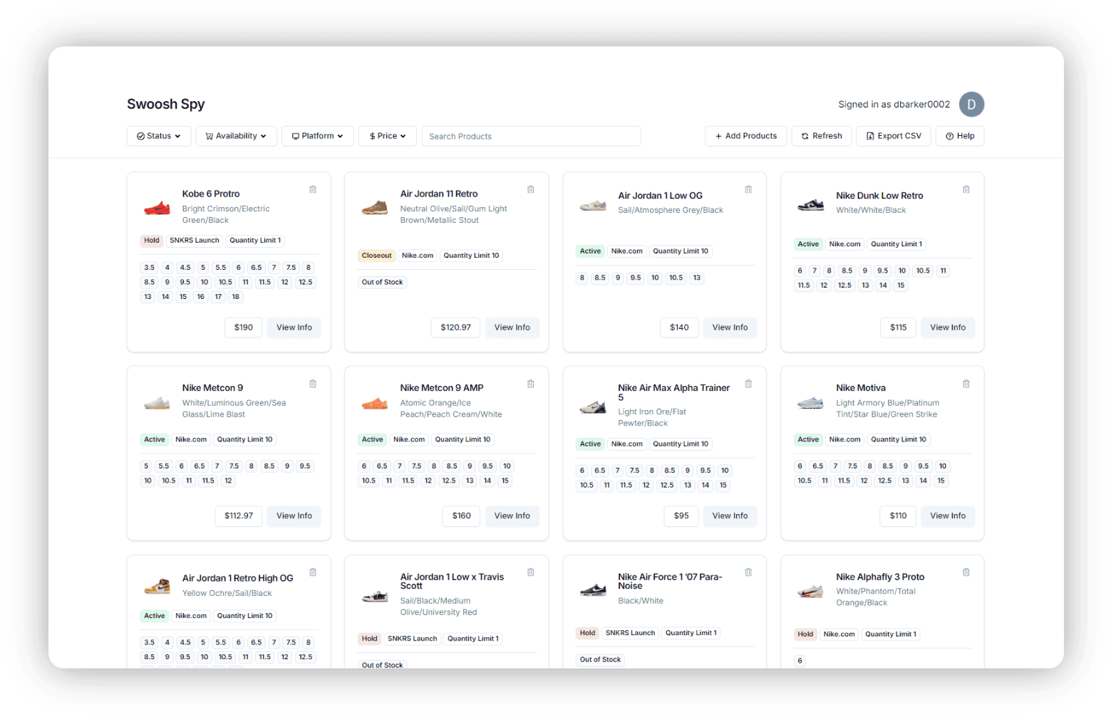 Product screenshot